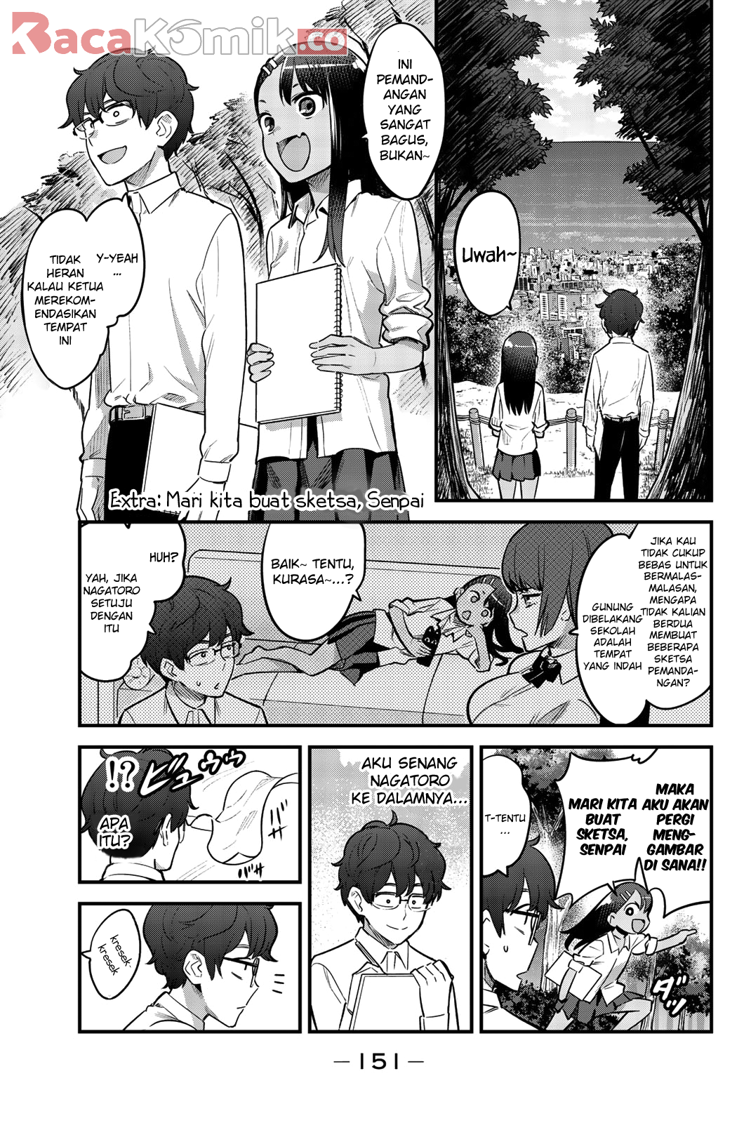Ijiranaide, Nagatoro-san Chapter 53.5 Gambar 12