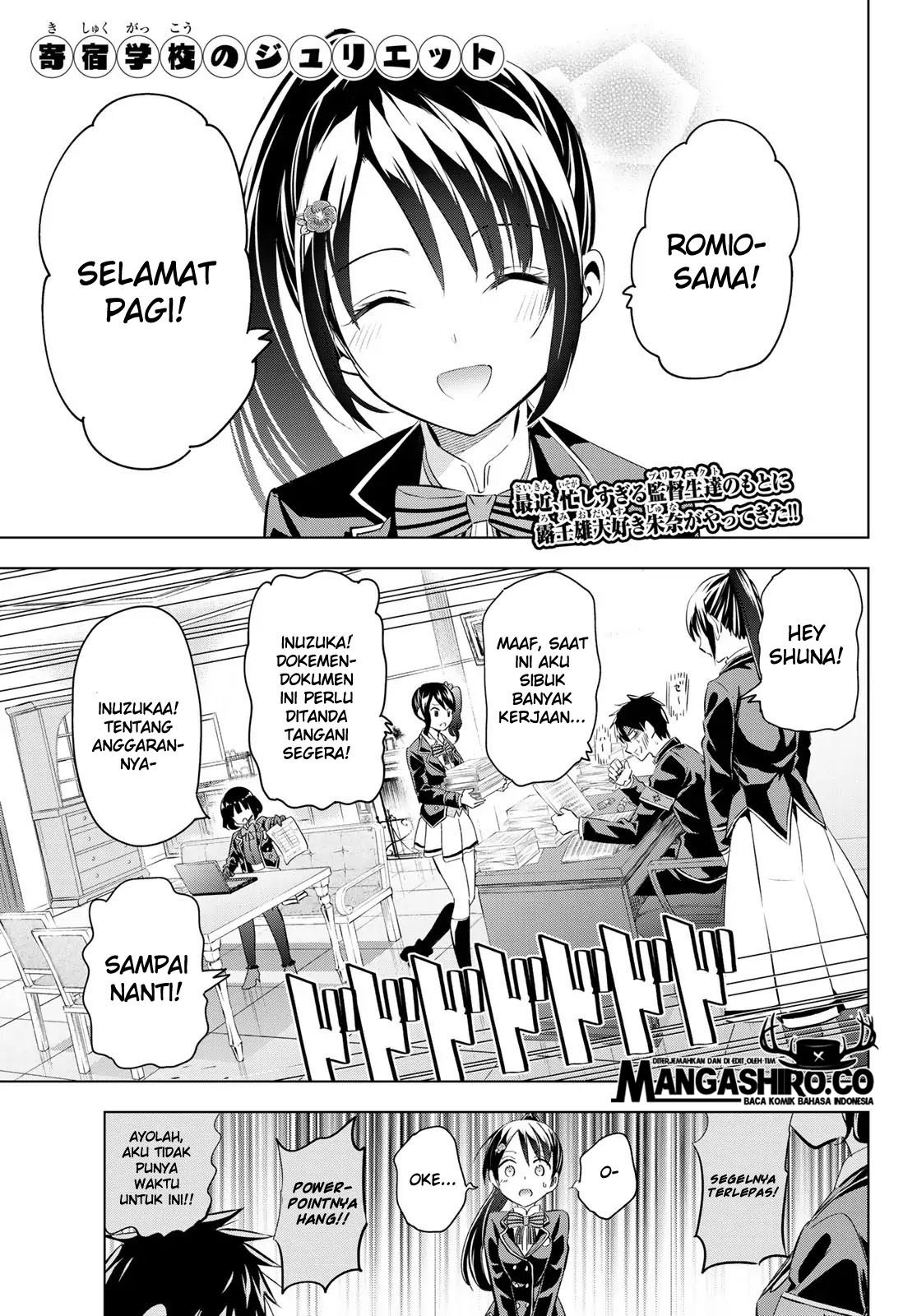 Baca Manga Kishuku Gakkou no Juliet Chapter 99 Gambar 2