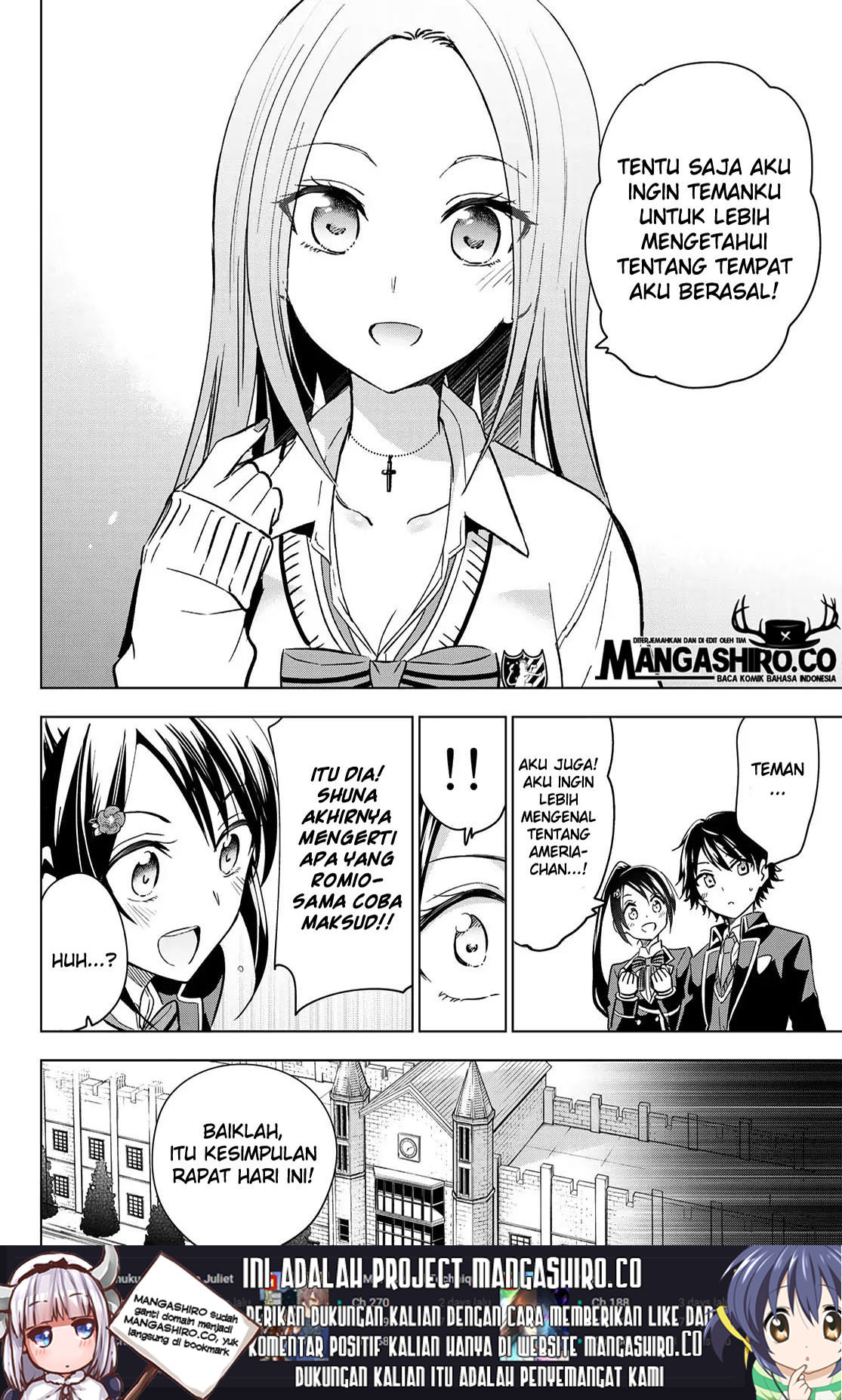 Kishuku Gakkou no Juliet Chapter 100 Gambar 17