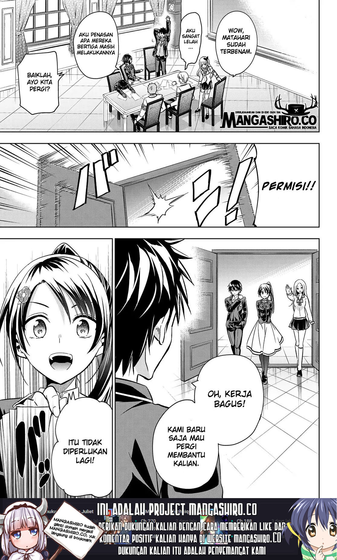 Kishuku Gakkou no Juliet Chapter 100 Gambar 18