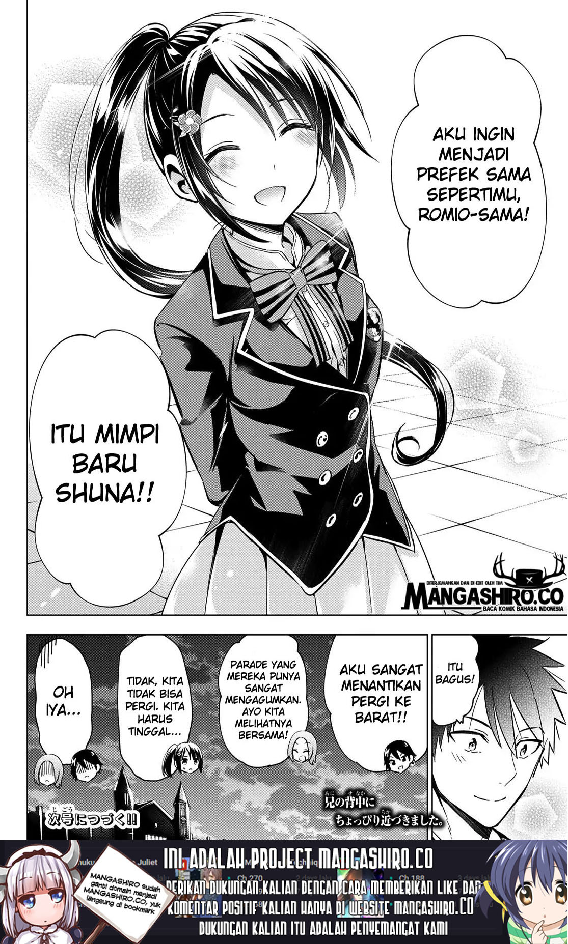 Kishuku Gakkou no Juliet Chapter 100 Gambar 23