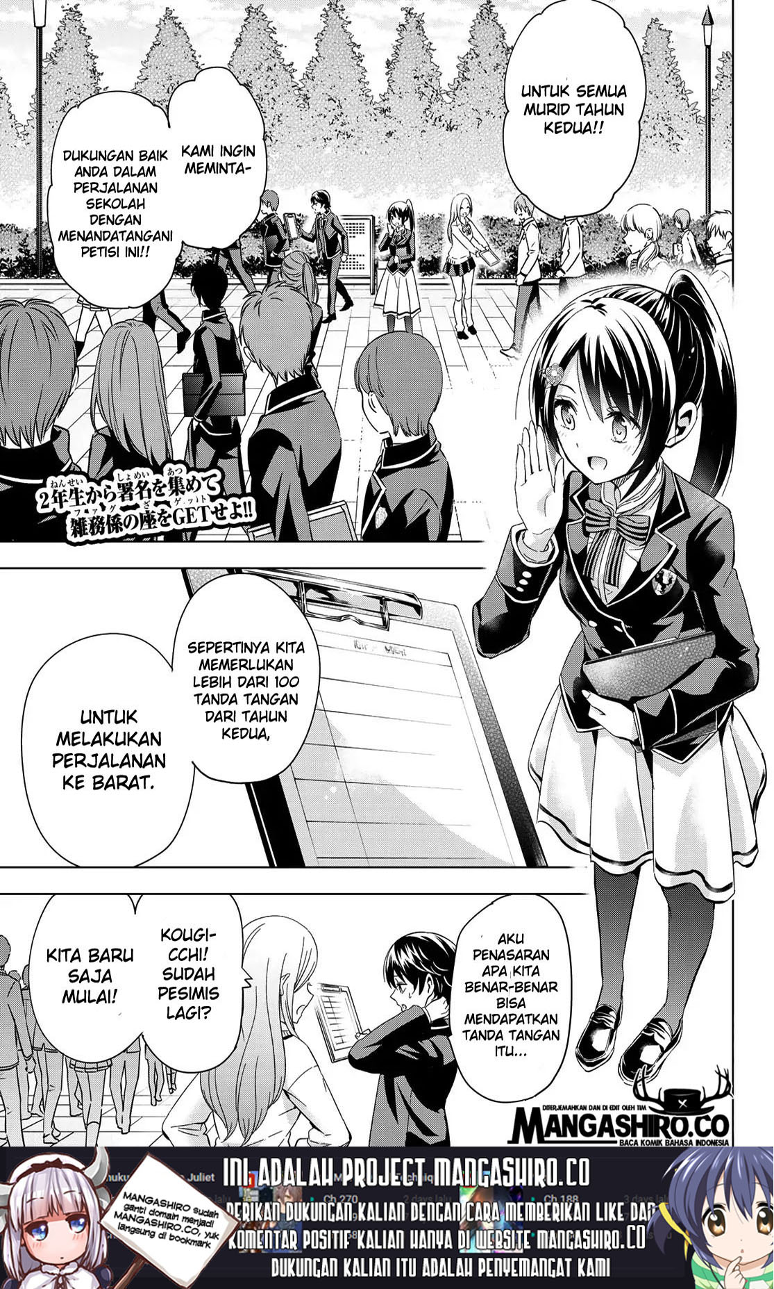 Kishuku Gakkou no Juliet Chapter 100 Gambar 3