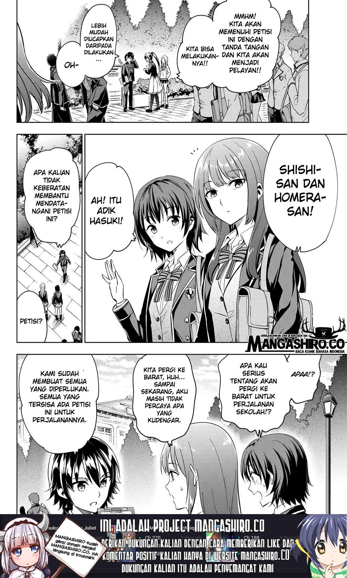 Kishuku Gakkou no Juliet Chapter 100 Gambar 5