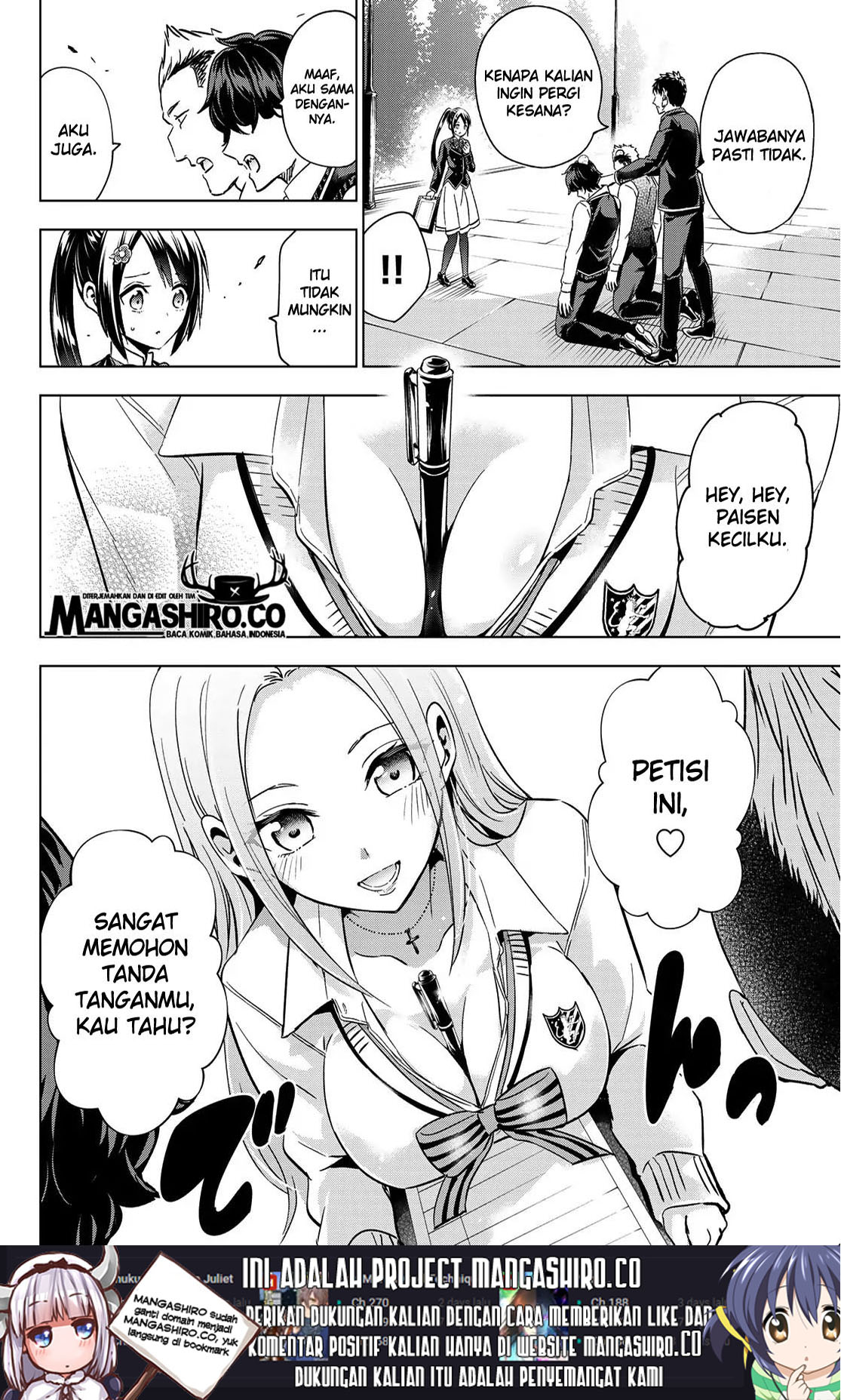 Kishuku Gakkou no Juliet Chapter 100 Gambar 9