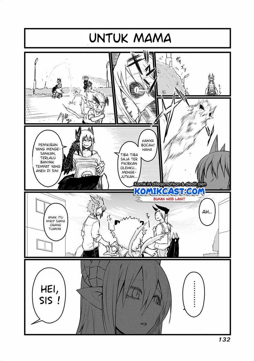 Musuko ga Kawaikute Shikataganai Mazoku no Hahaoya Chapter 48 Gambar 7
