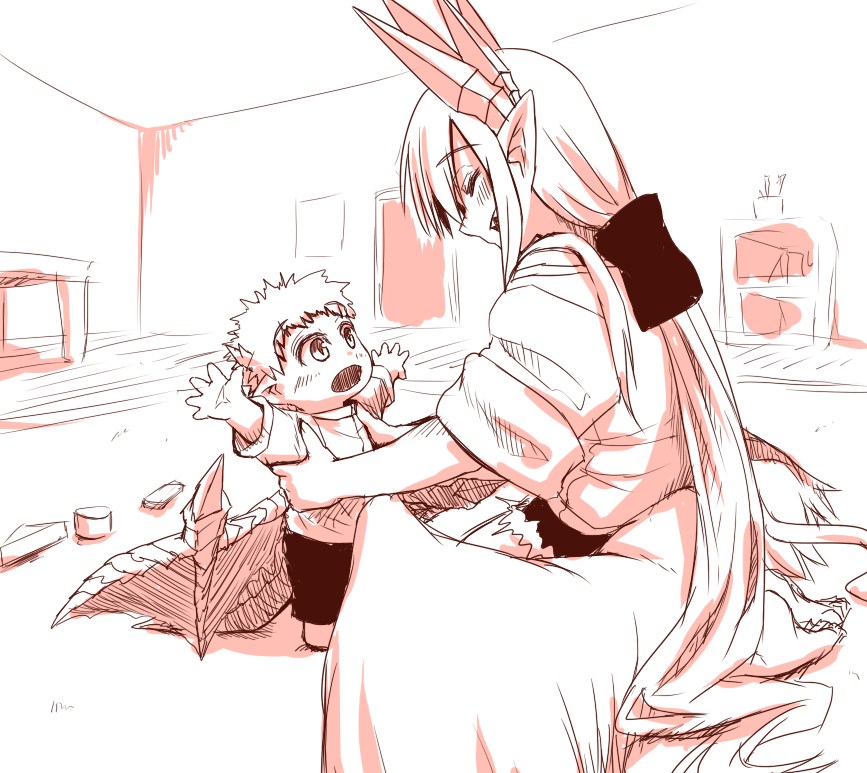 Musuko ga Kawaikute Shikataganai Mazoku no Hahaoya Chapter 01 Gambar 12