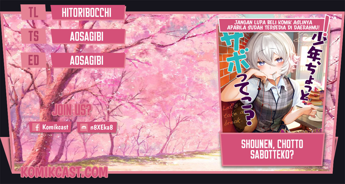 Baca Komik Shounen, Chotto Sabotteko? Chapter 09 Gambar 1