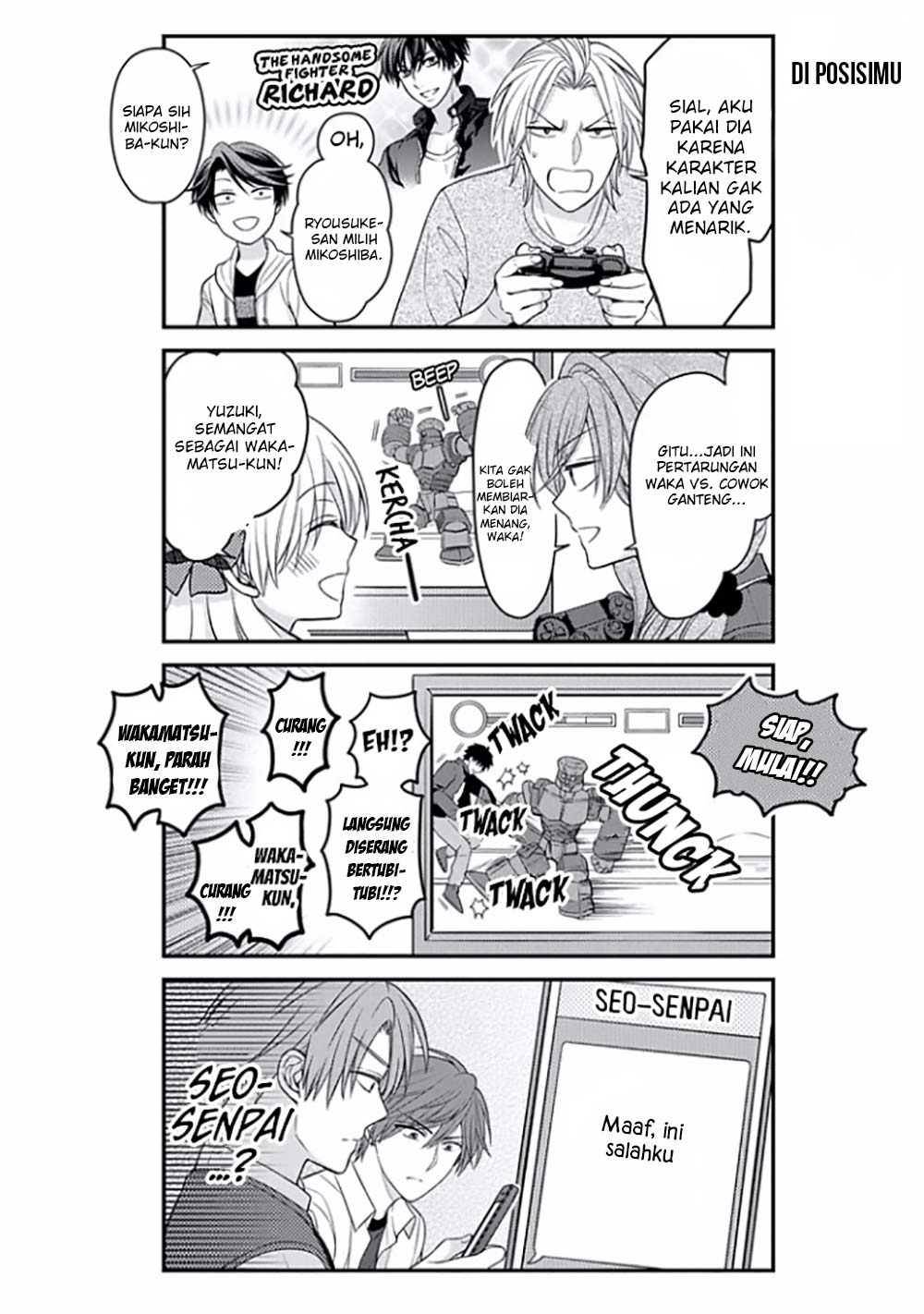 Gekkan Shoujo Nozaki-kun Chapter 82 Gambar 9