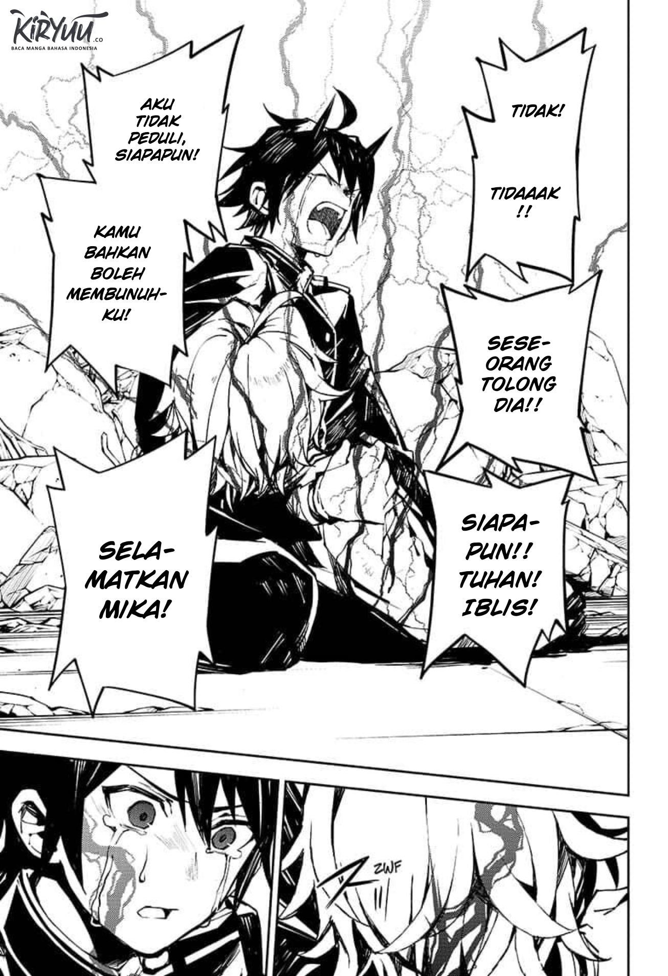 Owari no Seraph Chapter 90 Gambar 12