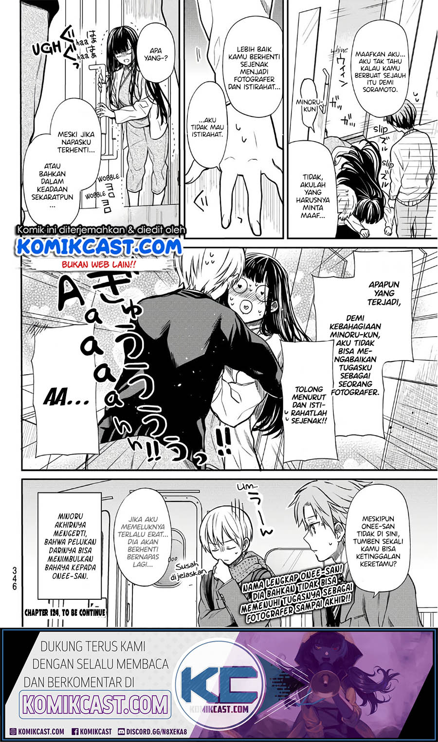 Danshi Koukousei wo Yashinaitai Onee-san no Hanashi Chapter 124 Gambar 5