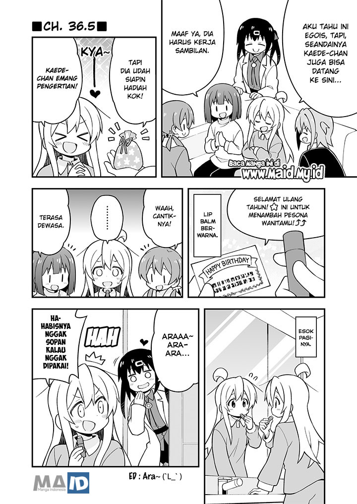 Onii-chan wa Oshimai Chapter 37.5 Gambar 8
