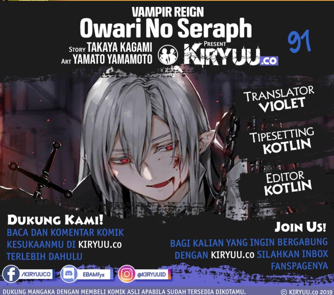 Baca Komik Owari no Seraph Chapter 91 Gambar 1