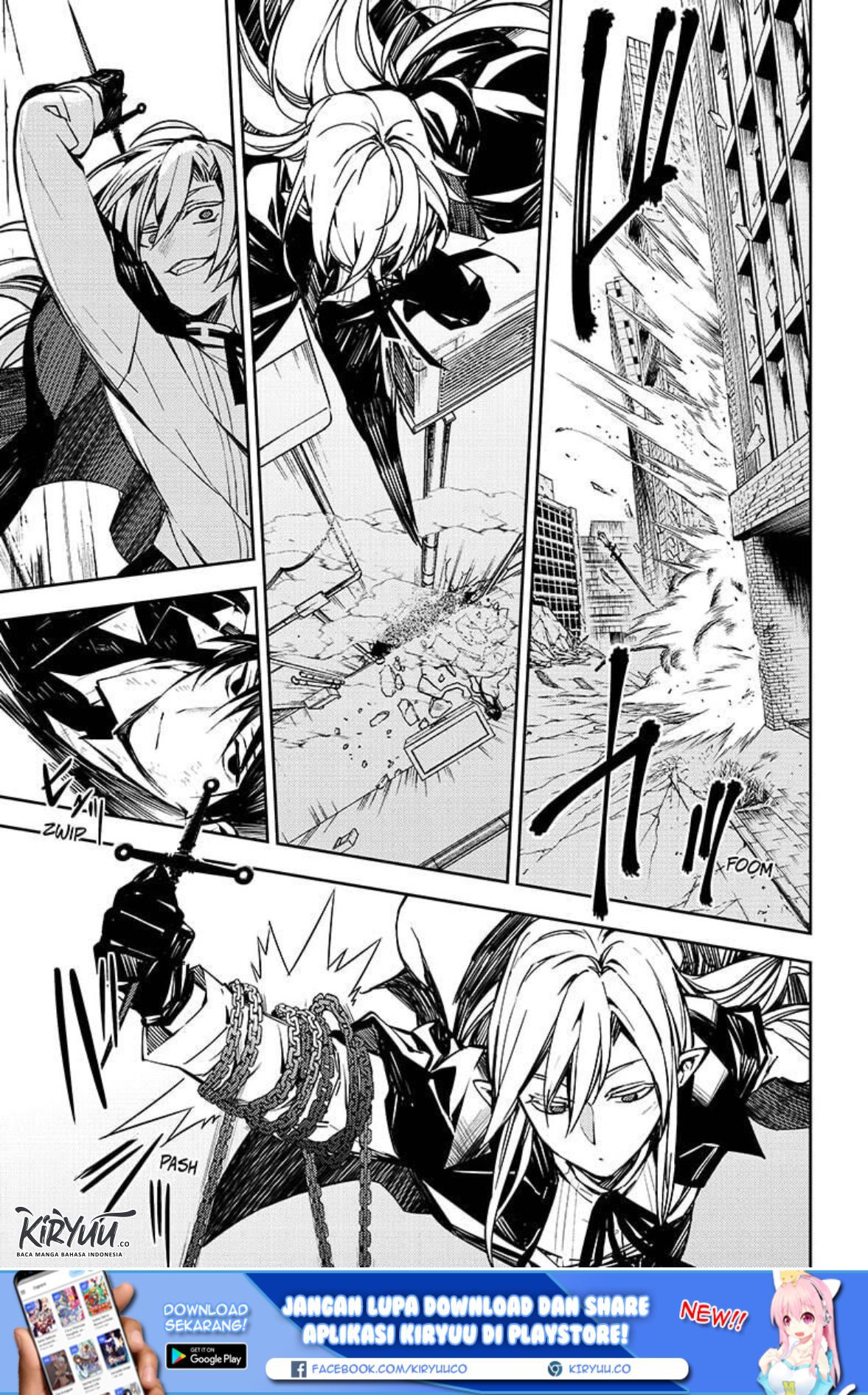 Owari no Seraph Chapter 91 Gambar 24
