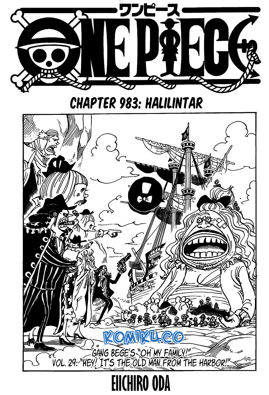 Baca Manga One Piece Chapter 983 Gambar 2