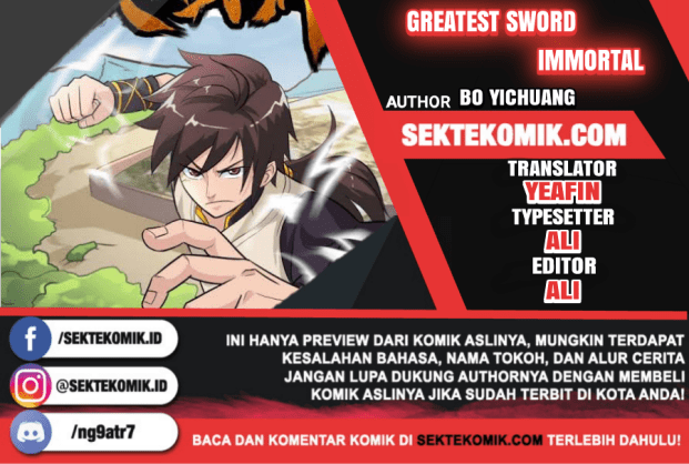 Komik Greatest Sword Immortal Chapter 33.1 gambar nomor 1