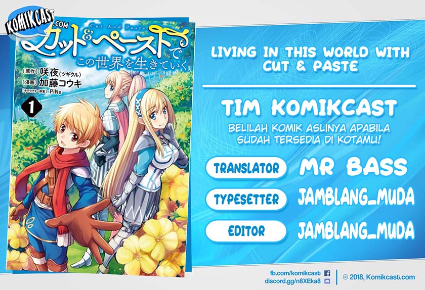 Baca Komik Living In This World With Cut & Paste Chapter 02.5 Gambar 1
