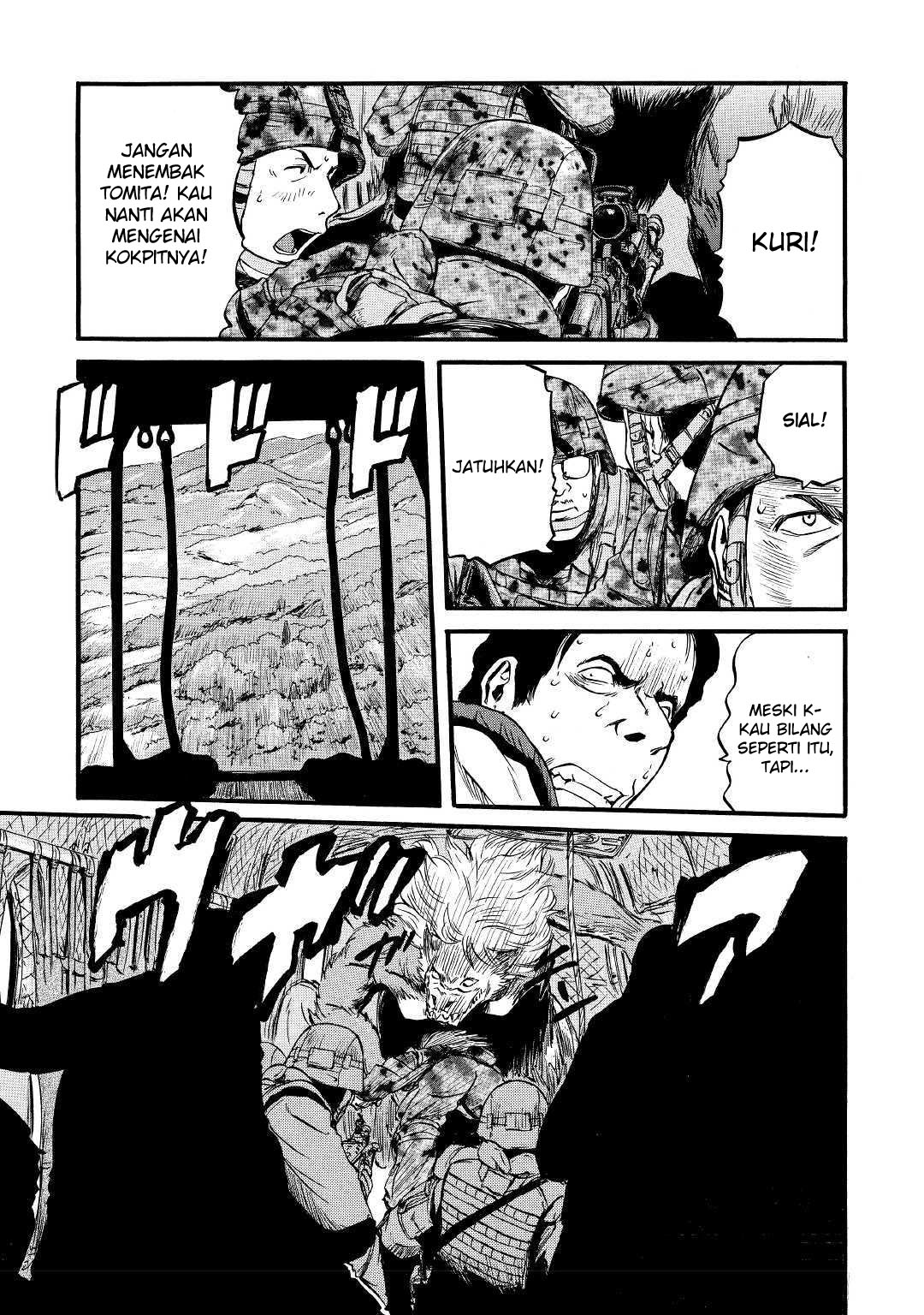 Gate – Jietai Kare no Chi nite Kaku Tatakeri Chapter 89 Gambar 7