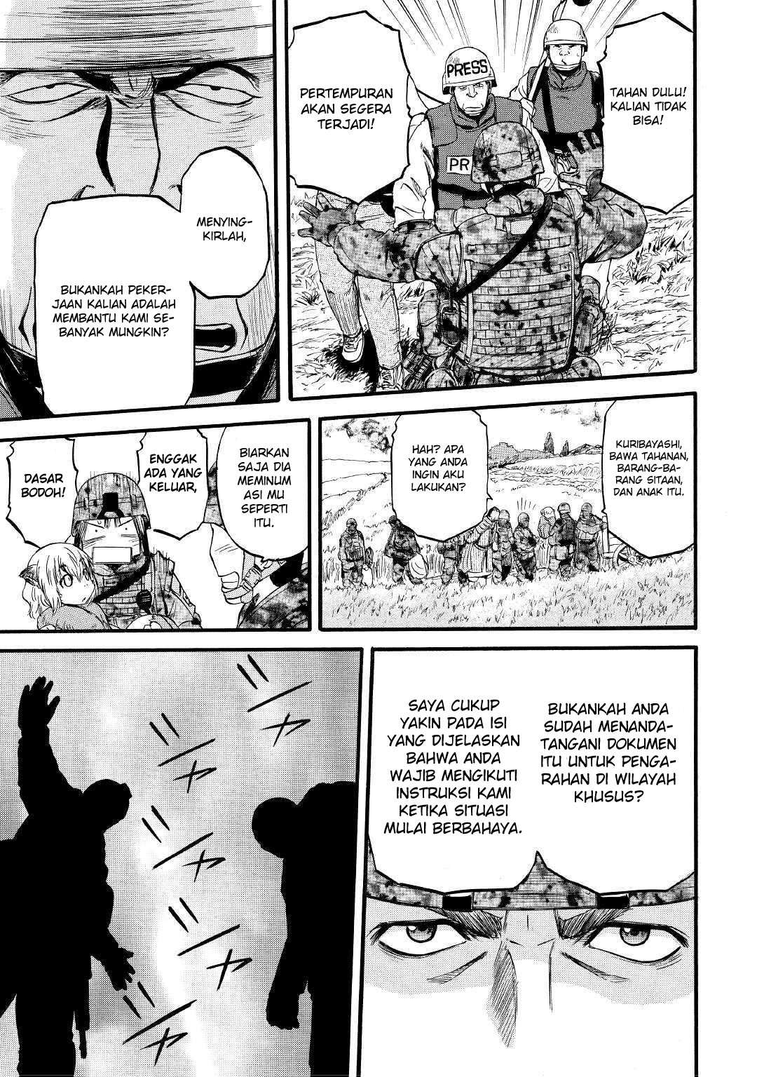 Gate – Jietai Kare no Chi nite Kaku Tatakeri Chapter 87 Gambar 25