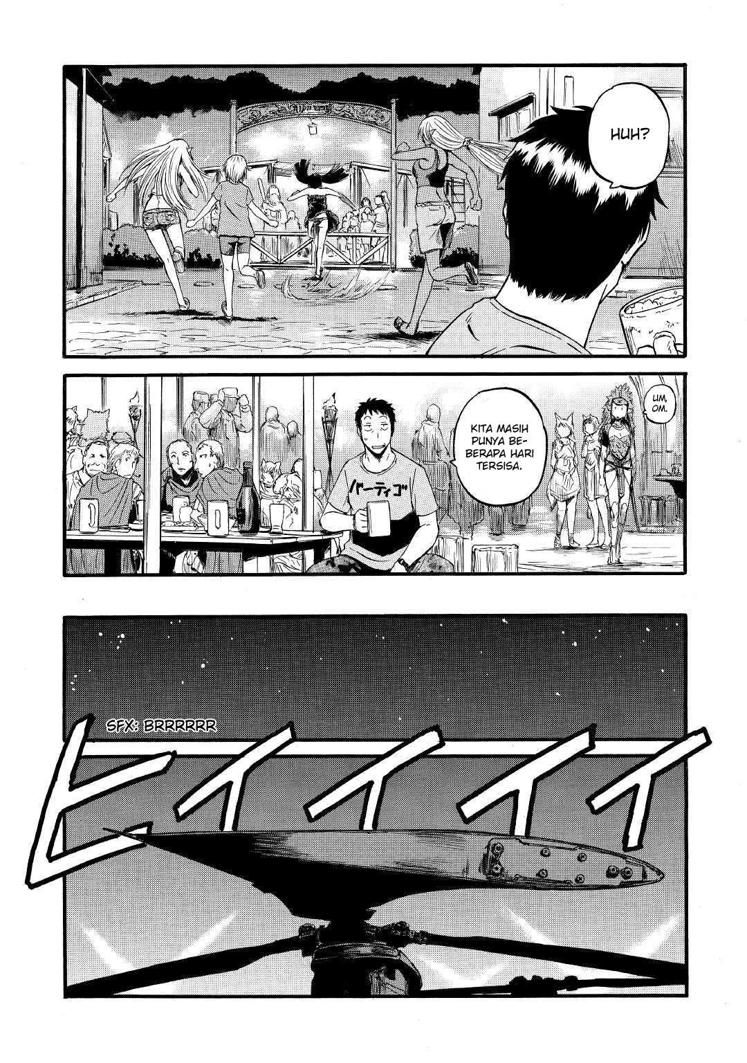 Gate – Jietai Kare no Chi nite Kaku Tatakeri Chapter 86 Gambar 27