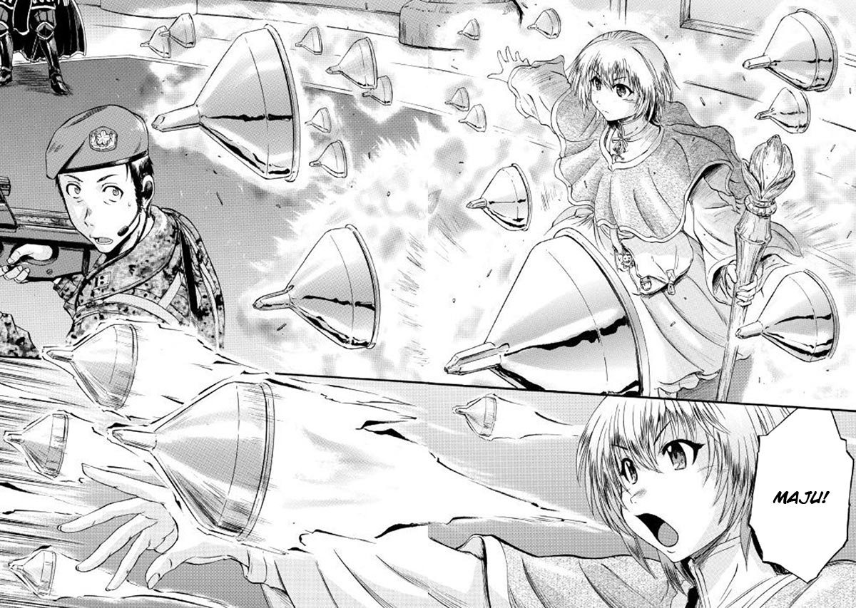 Gate – Jietai Kare no Chi nite Kaku Tatakeri Chapter 85 Gambar 16