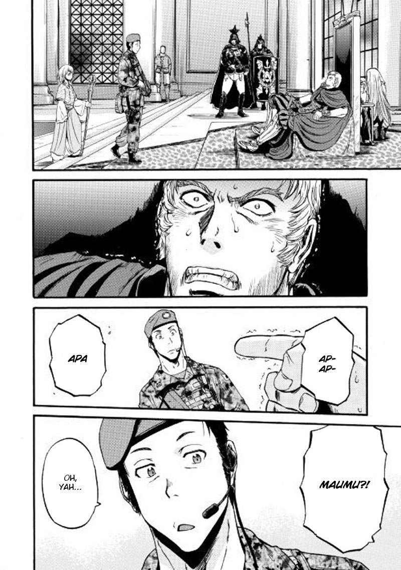 Gate – Jietai Kare no Chi nite Kaku Tatakeri Chapter 85 Gambar 25