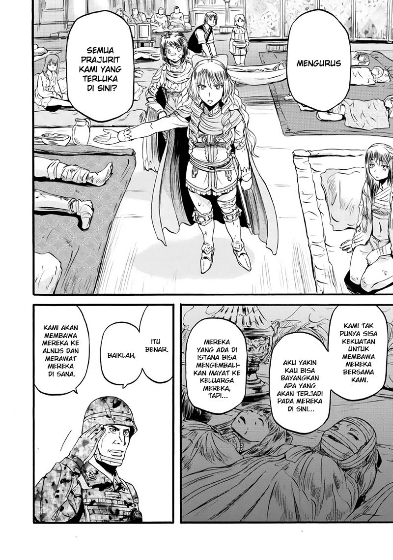 Gate – Jietai Kare no Chi nite Kaku Tatakeri Chapter 78 Gambar 33