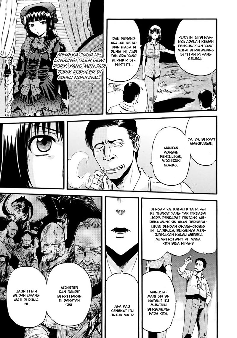 Gate – Jietai Kare no Chi nite Kaku Tatakeri Chapter 71 Gambar 16