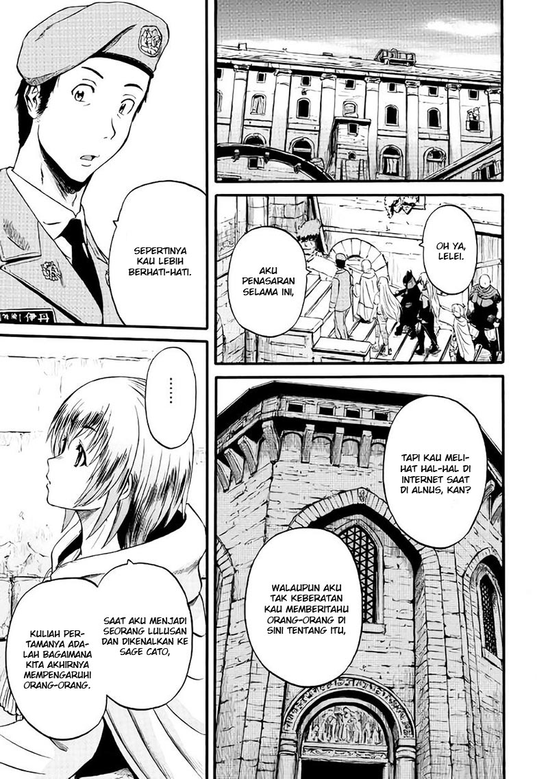 Gate – Jietai Kare no Chi nite Kaku Tatakeri Chapter 67.2 Gambar 3