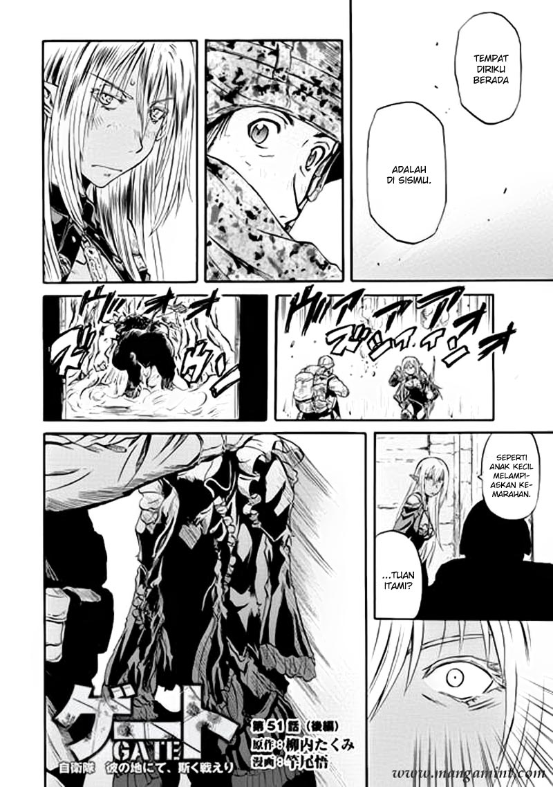 Baca Manga Gate – Jietai Kare no Chi nite Kaku Tatakeri Chapter 52 Gambar 2