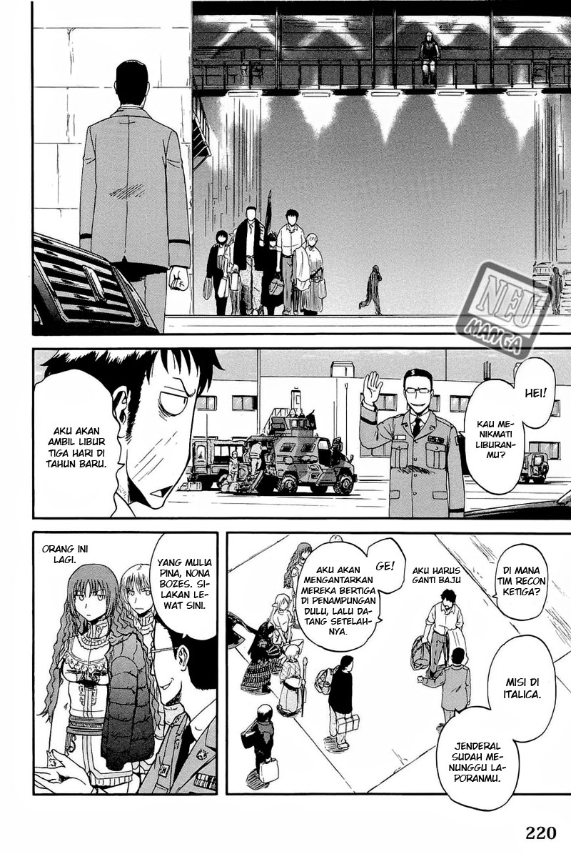 Gate – Jietai Kare no Chi nite Kaku Tatakeri Chapter 24 Gambar 29