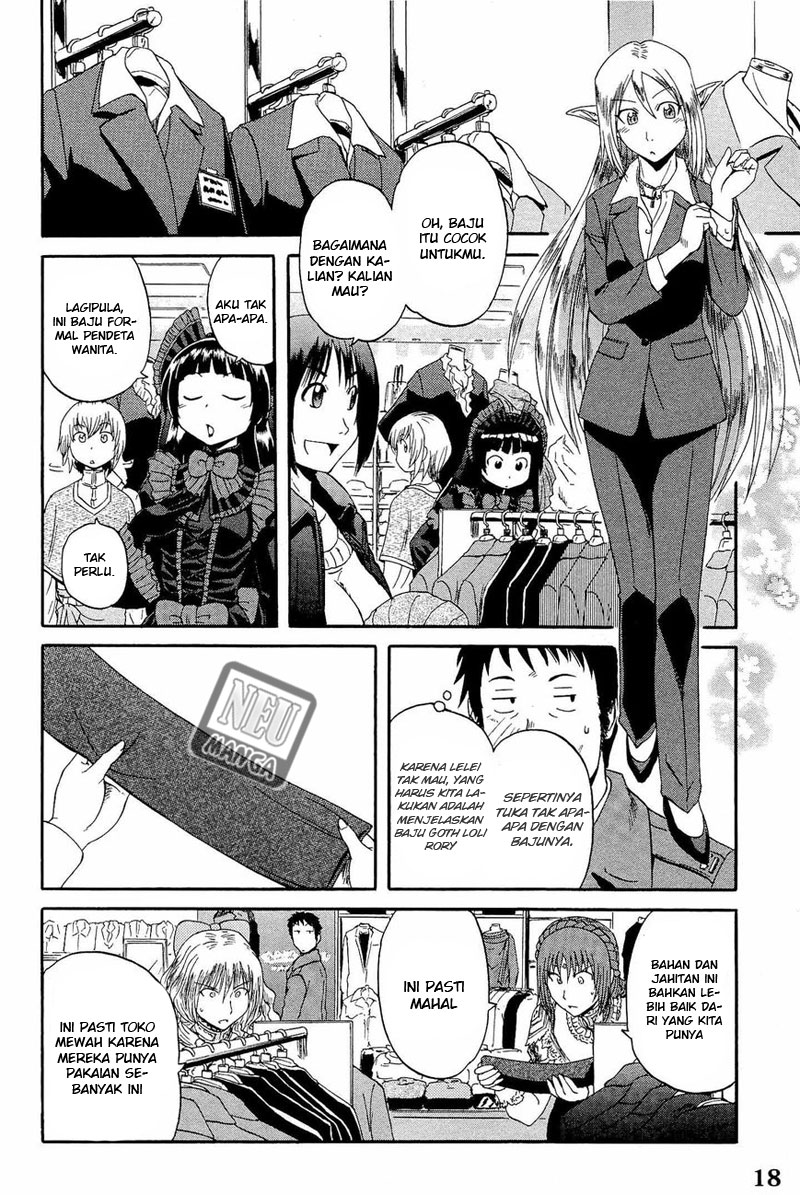 Gate – Jietai Kare no Chi nite Kaku Tatakeri Chapter 17 Gambar 15