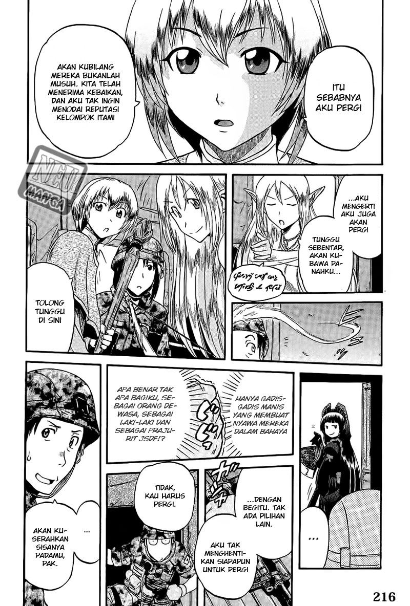 Gate – Jietai Kare no Chi nite Kaku Tatakeri Chapter 9 Gambar 25