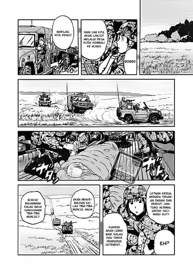 Gate – Jietai Kare no Chi nite Kaku Tatakeri Chapter 3 Gambar 19