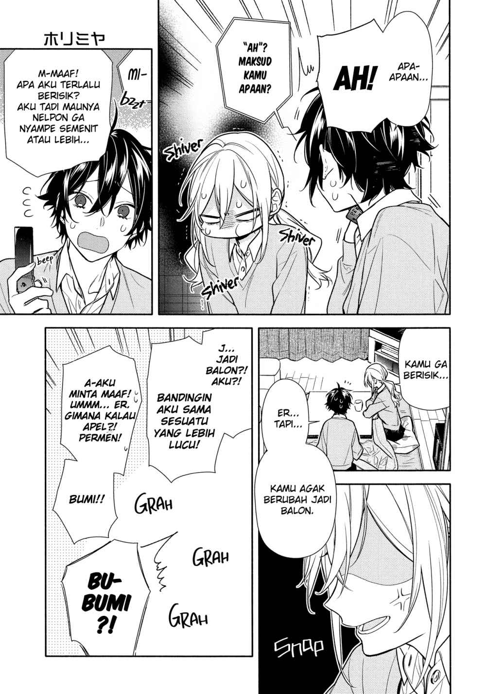Horimiya Chapter 109 Gambar 9