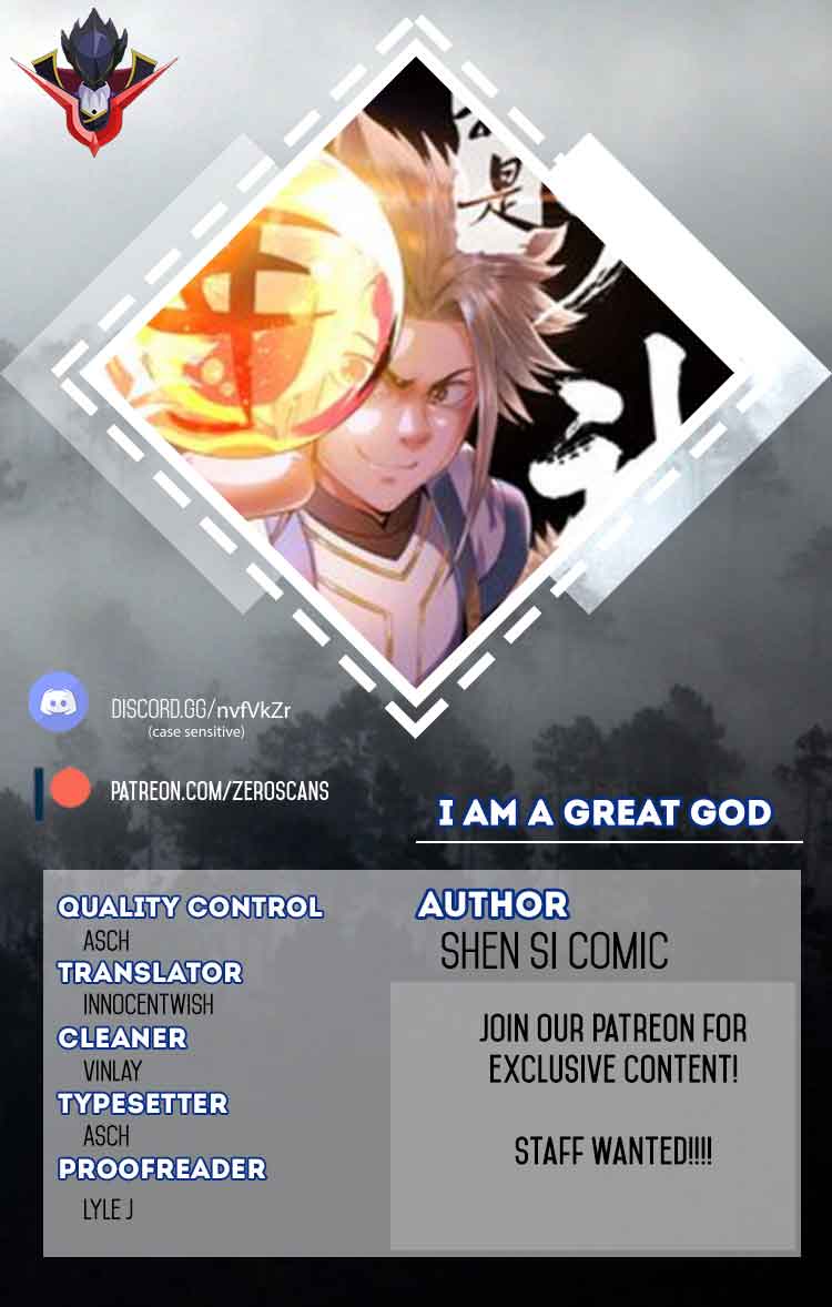 Baca Komik I am a Great God Chapter 00 Gambar 1