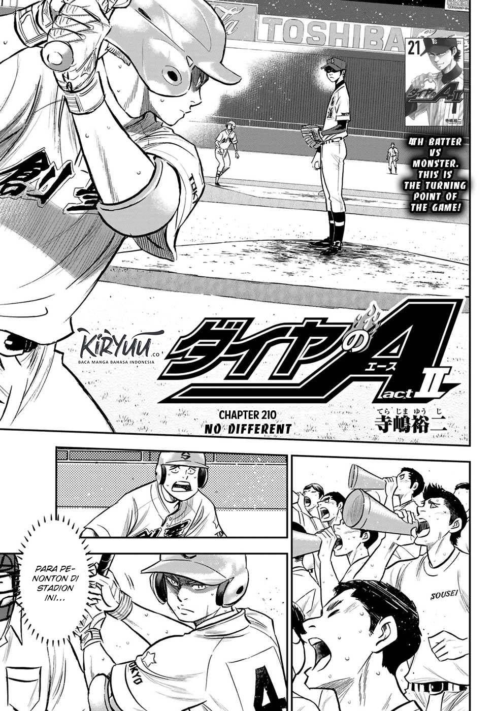 Baca Manga Diamond no Ace Act 2 Chapter 210 Gambar 2