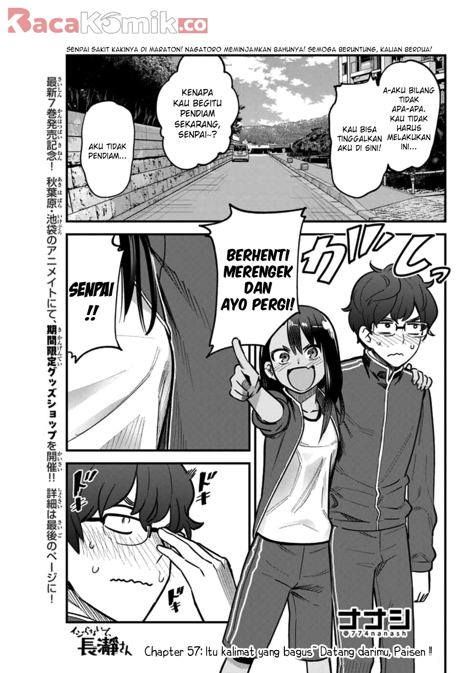 Baca Manga Ijiranaide, Nagatoro-san Chapter 57 Gambar 2