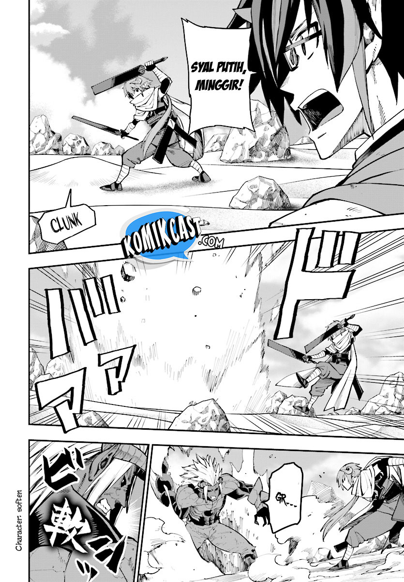 Konjiki no Moji Tsukai: Yuusha Yonin ni Makikomareta Unique Cheat Chapter 45 Gambar 8