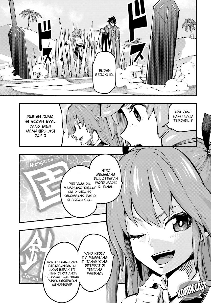 Konjiki no Moji Tsukai: Yuusha Yonin ni Makikomareta Unique Cheat Chapter 43 Gambar 28