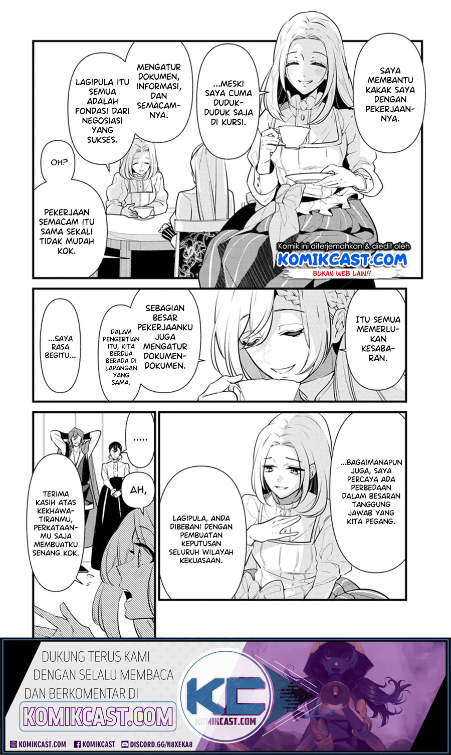 Koushaku Reijou no Tashinami Chapter 53 Gambar 13