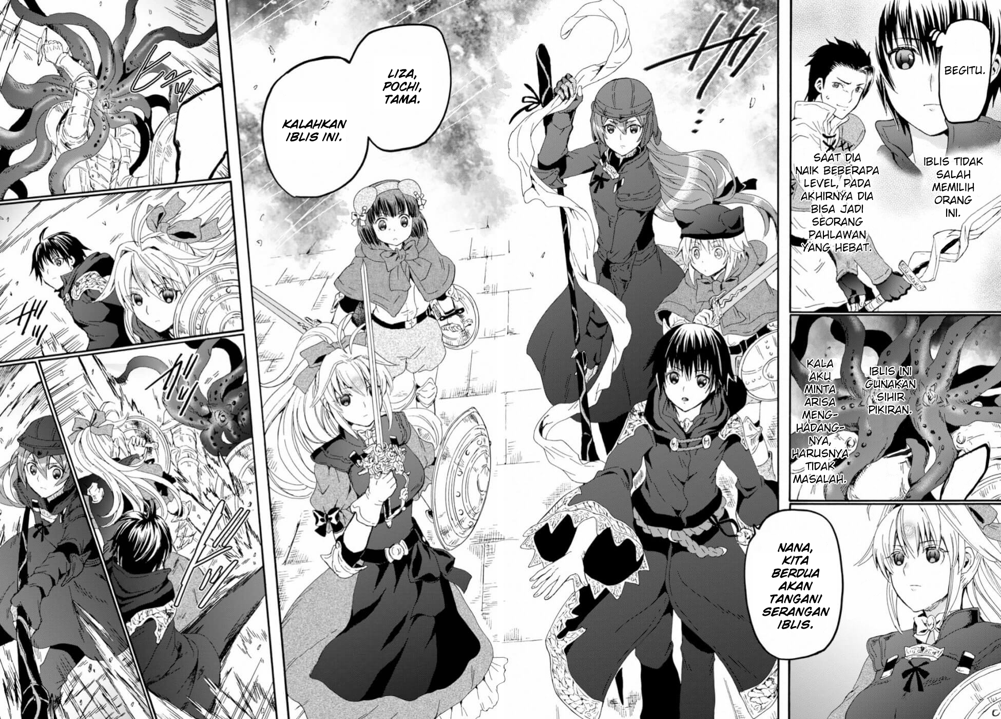 Death March kara Hajimaru Isekai Kyousoukyoku Chapter 59 Gambar 3