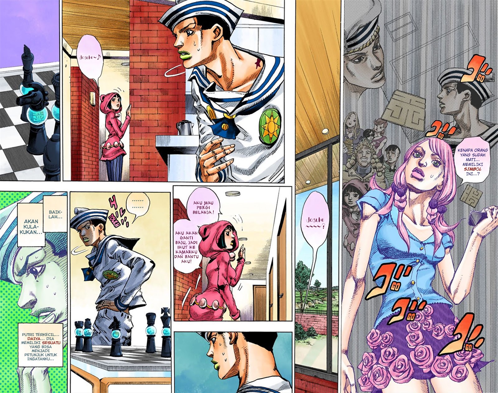 Jojo no Kimyou na Bouken – Jojorion Chapter 08 Gambar 37