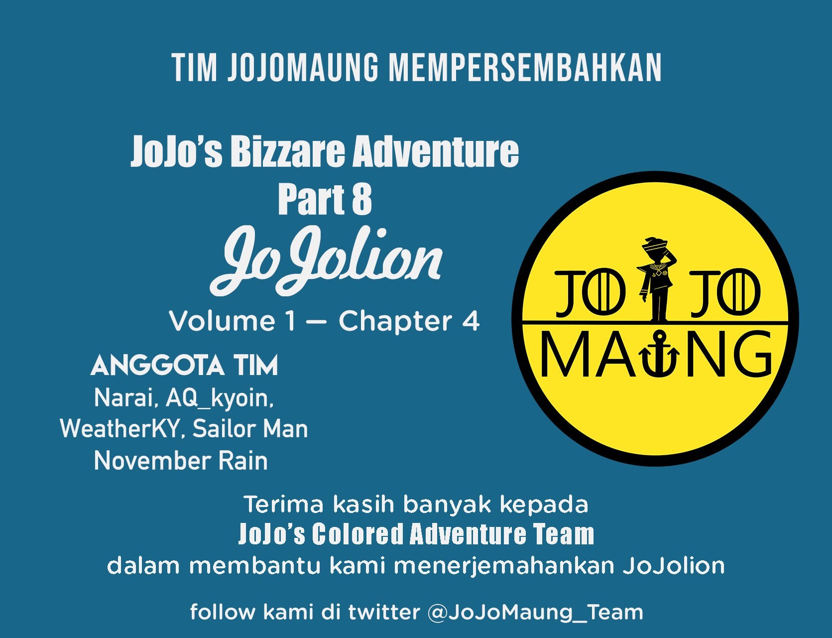 Jojo no Kimyou na Bouken – Jojorion Chapter 04 Gambar 43
