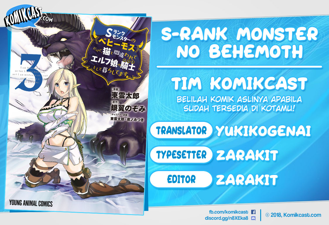 Baca Komik S-Rank Monster no Behemoth Dakedo, Neko to Machigawarete Erufu Musume no Kishi (Pet) Toshite Kurashitemasu Chapter 22 Gambar 1