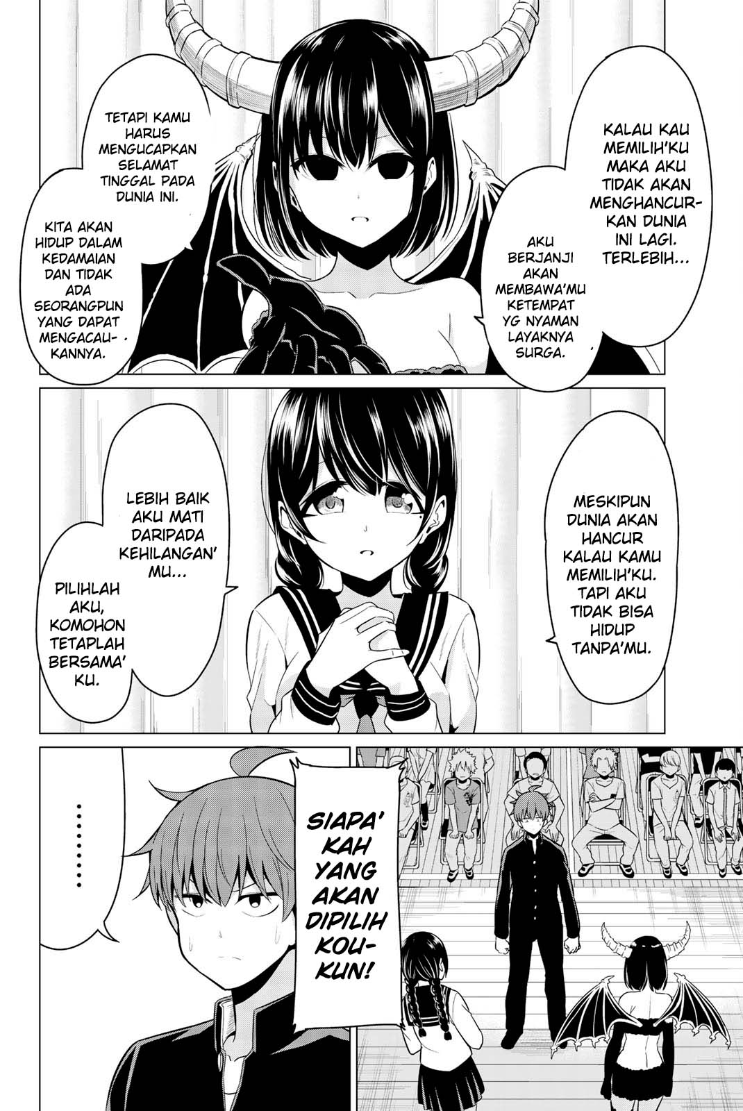 Sekai ka Kanojo ka Erabenai Chapter 27 Gambar 32