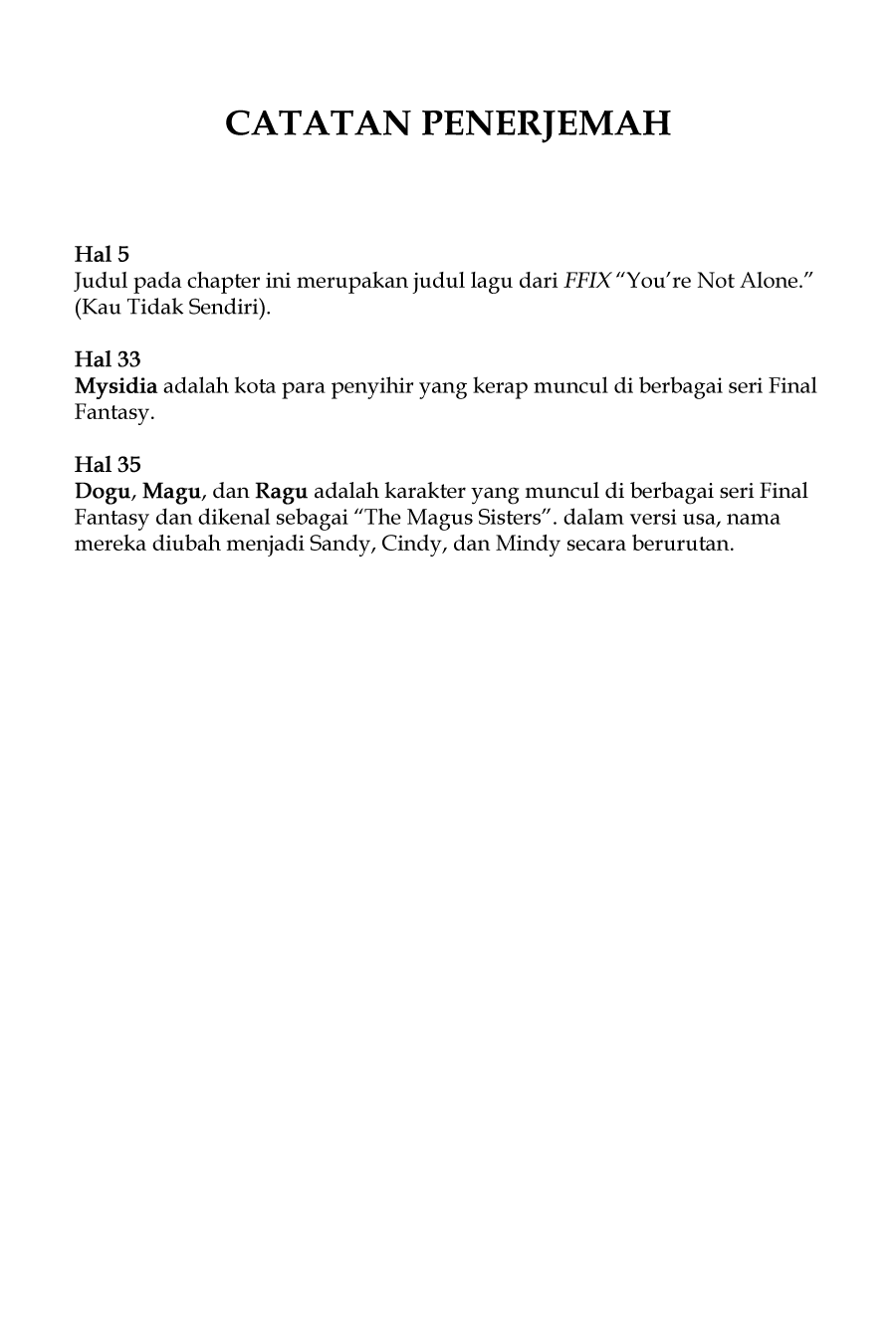 Final Fantasy: Lost Stranger Chapter 6 Gambar 37