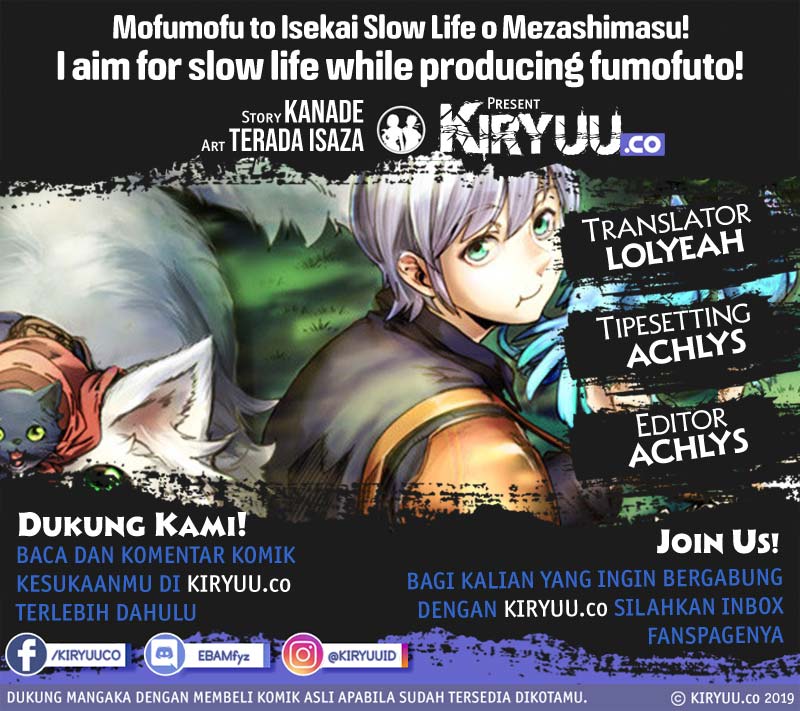 Baca Komik Mofumofu to Isekai Slow Life o Mezashimasu! Chapter 02 Gambar 1