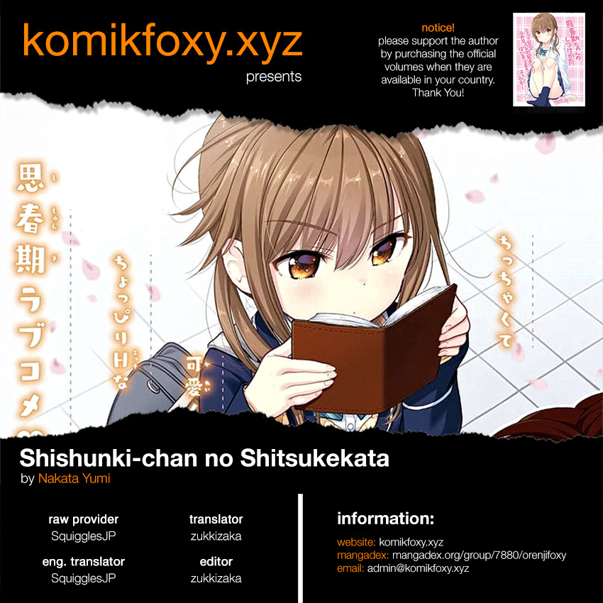 Baca Komik Shishunki-chan no Shitsukekata Chapter 02 Gambar 1