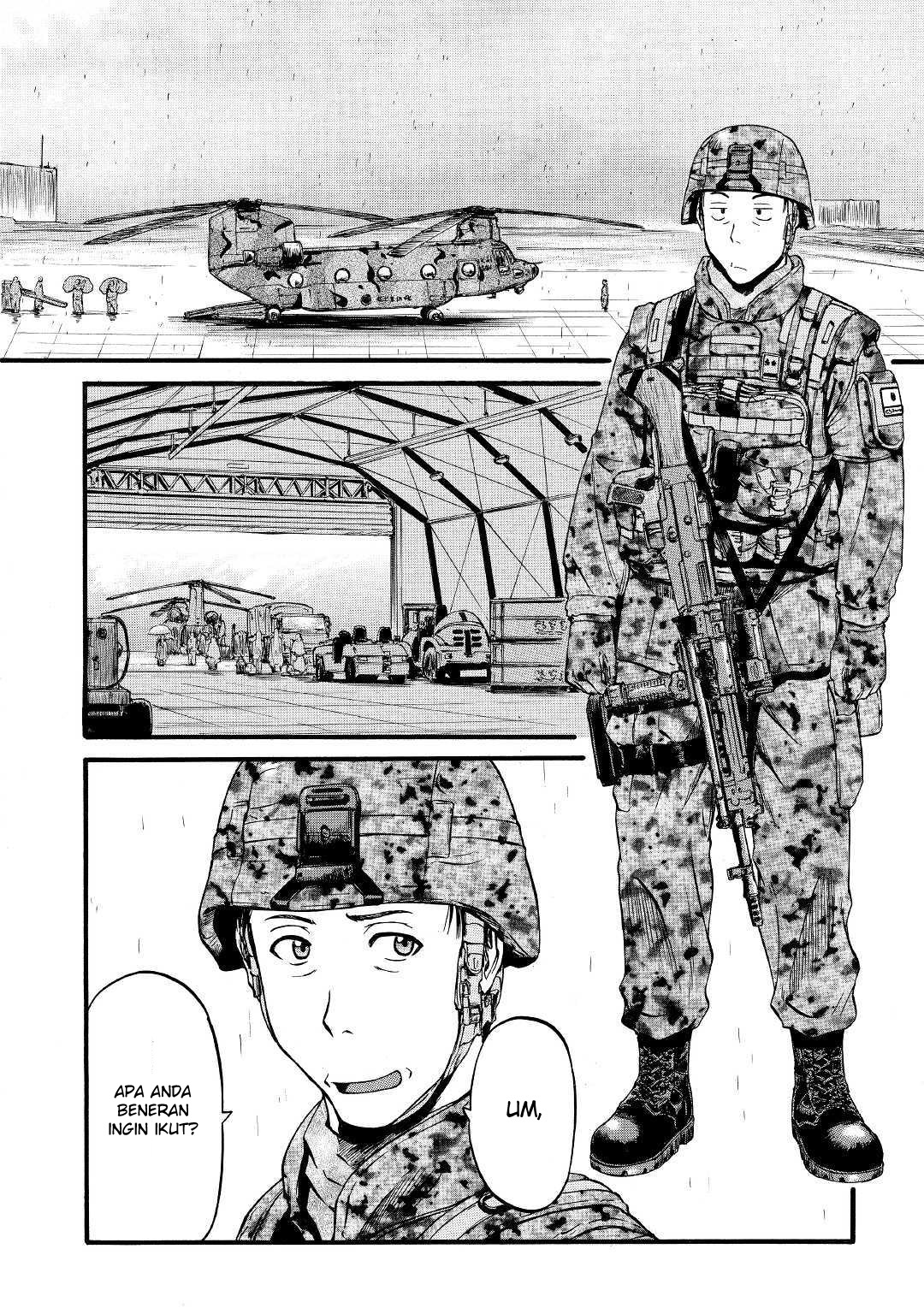 Gate – Jietai Kare no Chi nite Kaku Tatakeri Chapter 92 Gambar 4