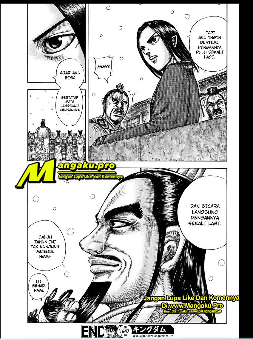 Kingdom Chapter 647 Gambar 20